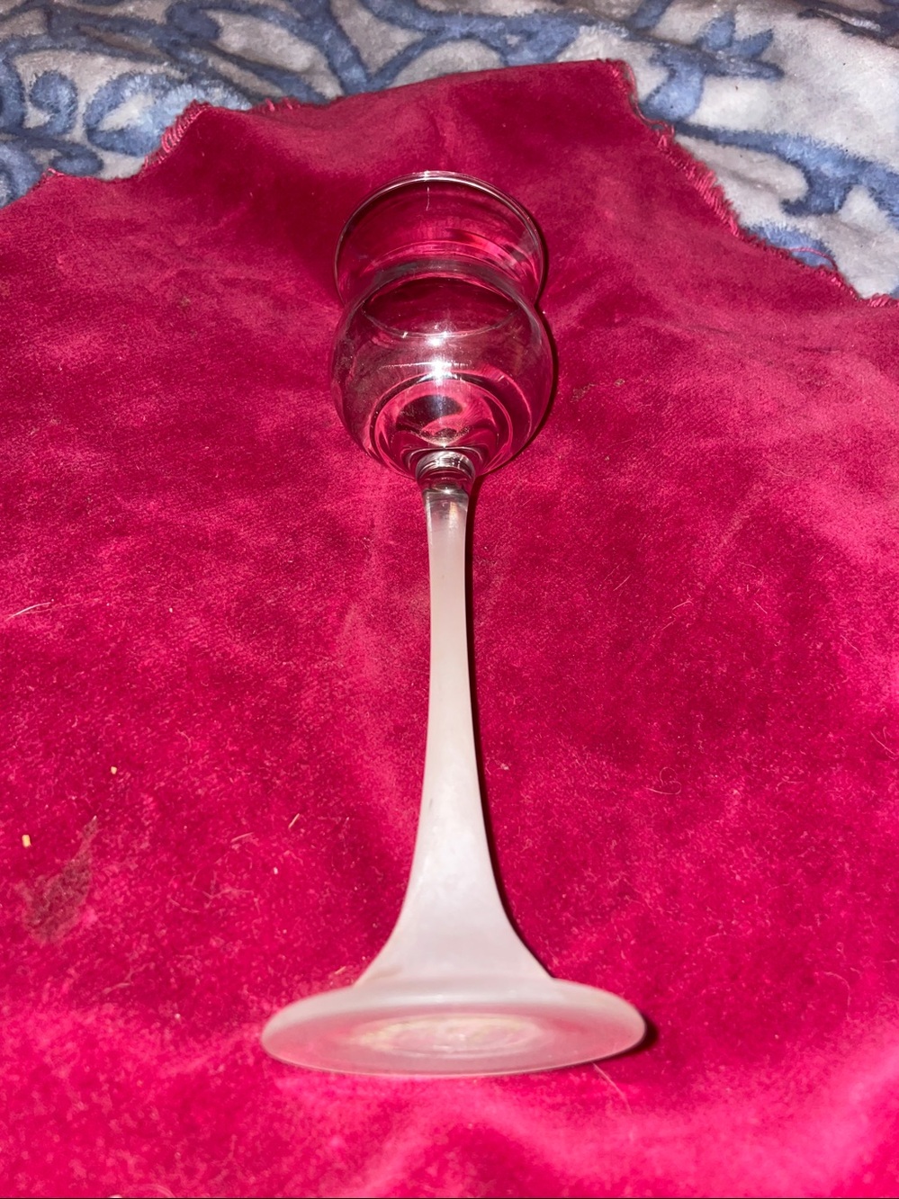 Clear Glass Wine Goblet